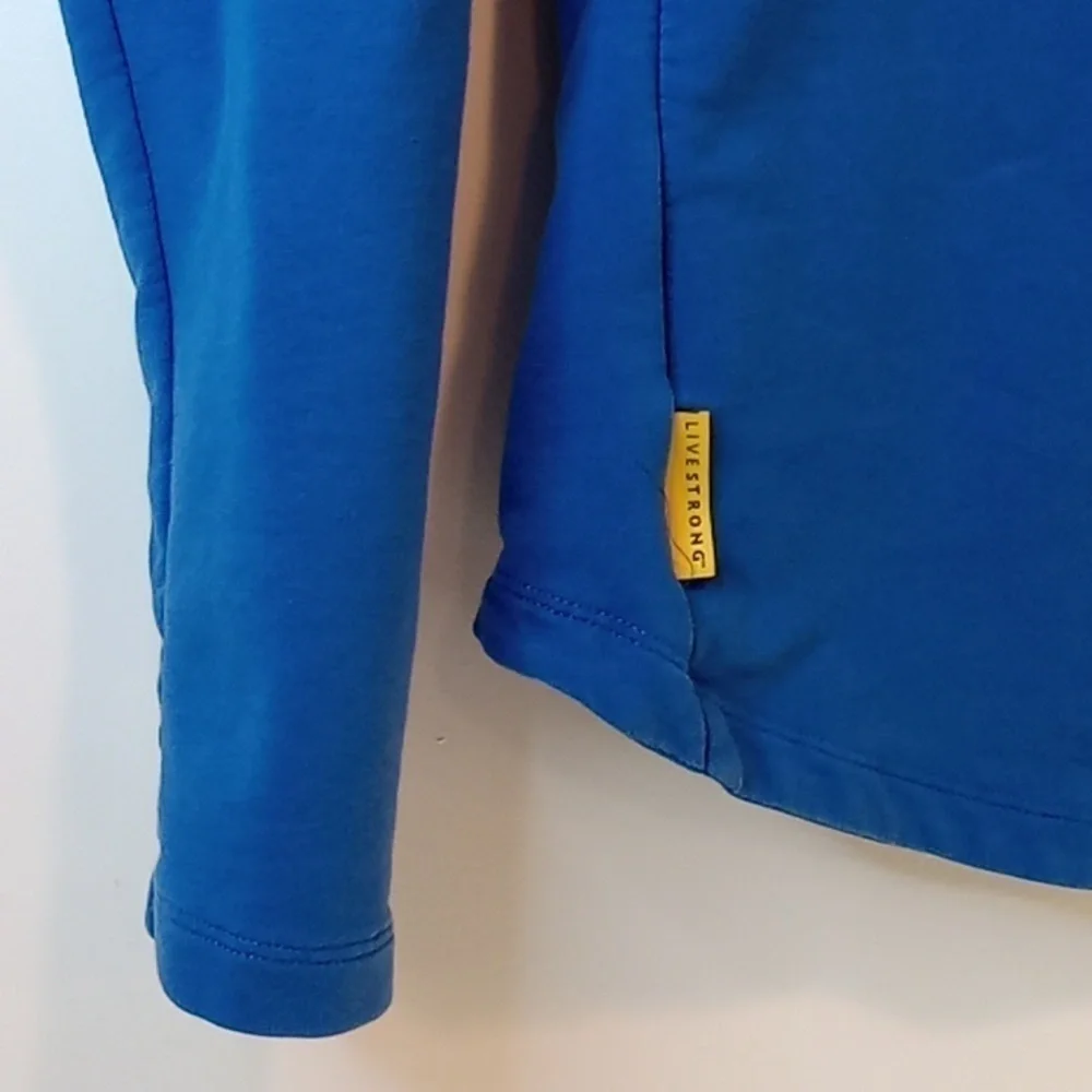 Nike Dri-Fit Livestrong Full Zip Windbreaker Hooded Jacket Women's Sz Small NICE